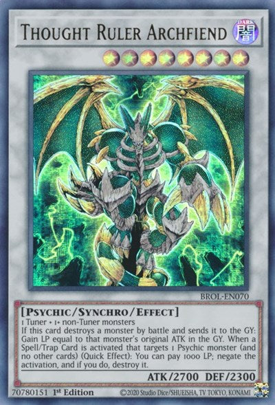 Thought Ruler Archfiend (Ultra Rare) [BROL-EN070-UR]