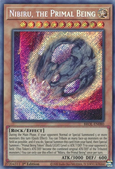 Nibiru, the Primal Being (Secret Rare) [BROL-EN080-SeR]