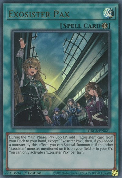 Exosister Pax (Ultra Rare) [GRCR-EN021-UR]