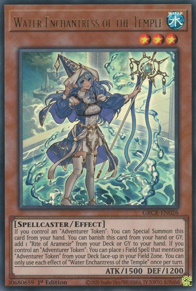 Water Enchantress of the Temple (Ultra Rare) [GRCR-EN026-UR]