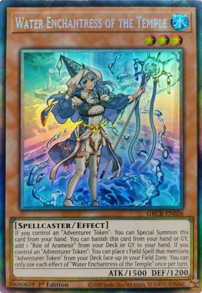 Water Enchantress of the Temple (Collector's Rare) [GRCR-EN026-CR]