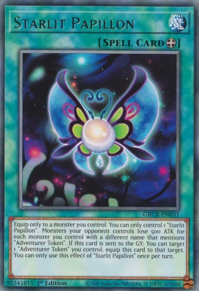 Starlit Papillon (Rare) [GRCR-EN031-R]