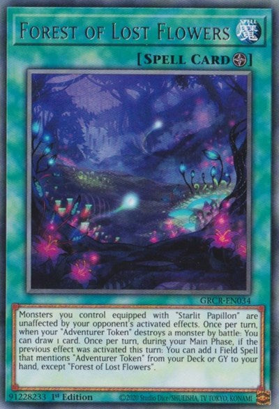 Forest of Lost Flowers (Rare) [GRCR-EN034-R]