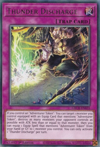 Thunder Discharge (Rare) [GRCR-EN035-R]