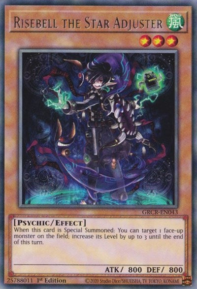 Risebell the Star Adjuster (Rare) [GRCR-EN043-R]