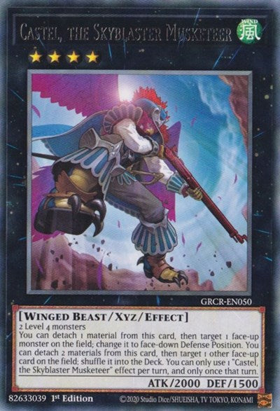 Castel, the Skyblaster Musketeer (Rare) [GRCR-EN050-R]