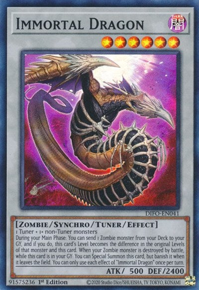 Immortal Dragon (Super Rare) [DIFO-EN041-SuR]