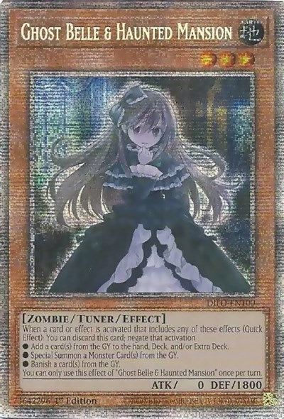 Ghost Belle & Haunted Mansion (Starlight Rare) [DIFO-EN100-StR]