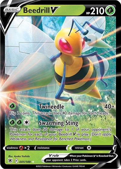 Beedrill V - 001/189 (Ultra Rare) [ASR-001-UR]