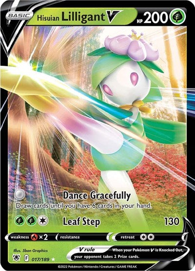 Hisuian Lilligant V - 017/189 (Ultra Rare) [ASR-017-UR]