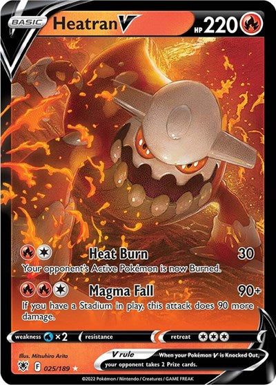 Heatran V - 025/189 (Ultra Rare) [ASR-025-UR]