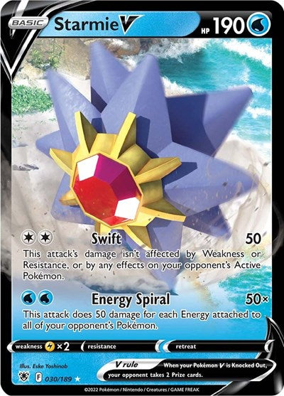 Starmie V - 030/189 (Ultra Rare) [ASR-030-UR]