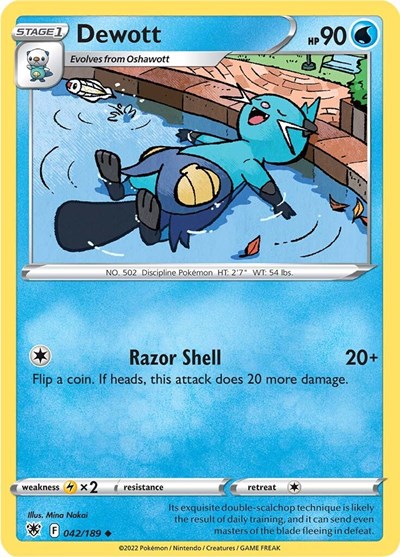 Dewott - 042/189 (Uncommon) [ASR-042-U]