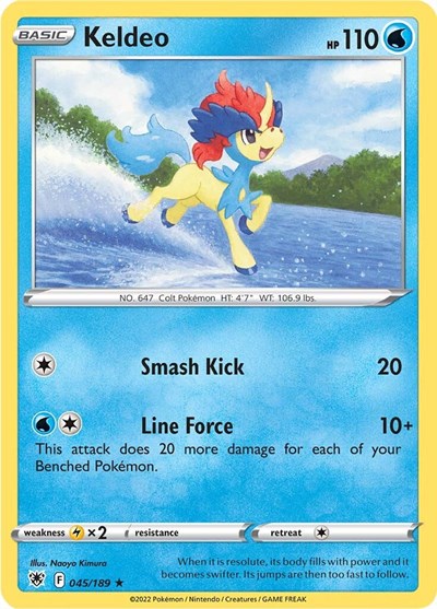 Keldeo - 045/189 (Holo Rare) [ASR-045-HR]