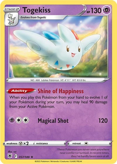 Togekiss - 057/189 (Holo Rare) [ASR-057-HR]