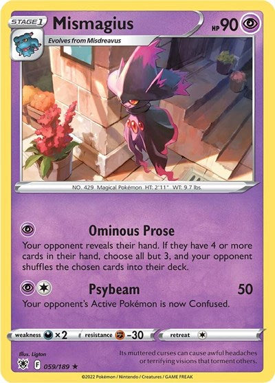 Mismagius - 059/189 (Rare) [ASR-059-R]