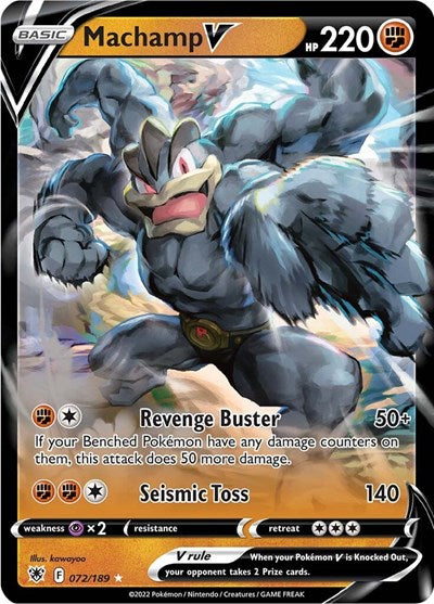 Machamp V - 072/189 (Ultra Rare) [ASR-072-UR]