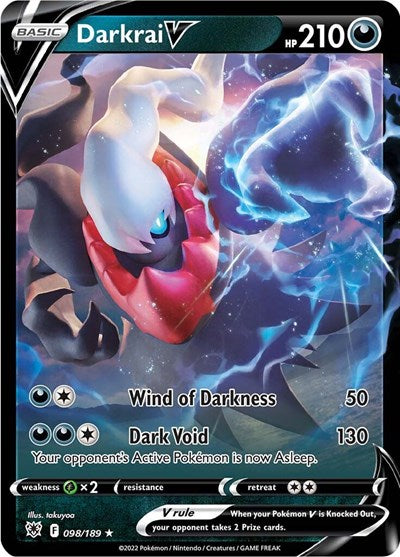 Darkrai V - 098/189 (Ultra Rare) [ASR-098-UR]