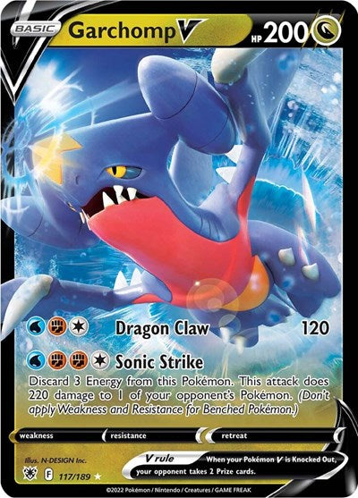 Garchomp V - 117/189 (Ultra Rare) [ASR-117-UR]