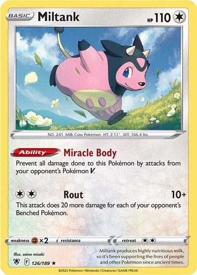 Miltank - 126/189 (Holo Rare) [ASR-126-HR]