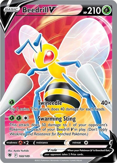 Beedrill V - 160/189 (Ultra Rare) [ASR-160-UR]