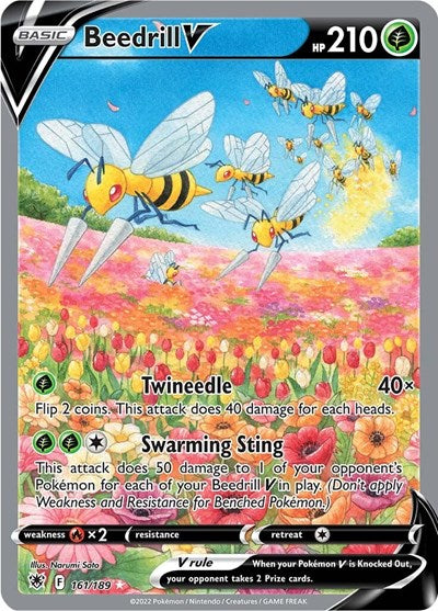 Beedrill V - 161/189 (Ultra Rare) [ASR-161-UR]