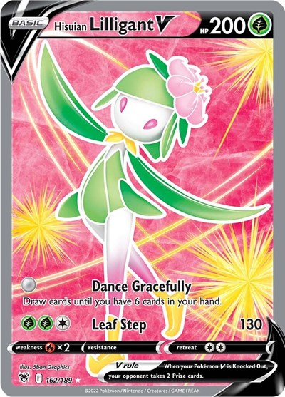 Hisuian Lilligant V - 162/189 (Ultra Rare) [ASR-162-UR]