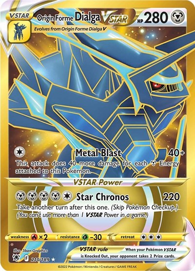 Origin Forme Dialga VSTAR - 210/189 (Secret Rare) [ASR-210-SR]