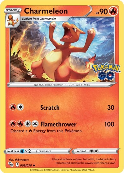 Charmeleon - 009/078 (Uncommon) [PGO-009-U]