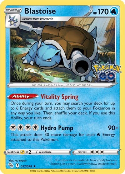 Blastoise - 017/078 (Holo Rare) [PGO-017-HR]