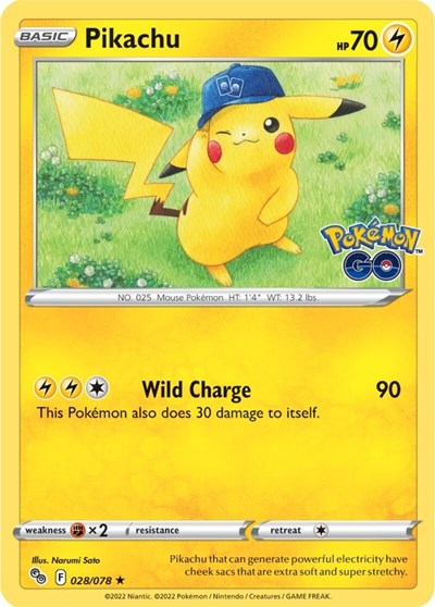 Pikachu - 028/078 (Holo Rare) [PGO-028-HR]