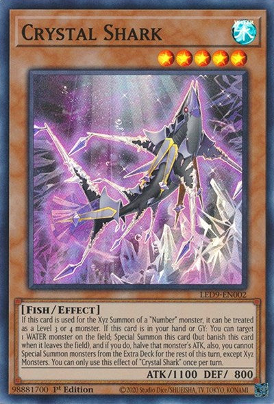 Crystal Shark (Super Rare) [LED9-EN002-SuR]