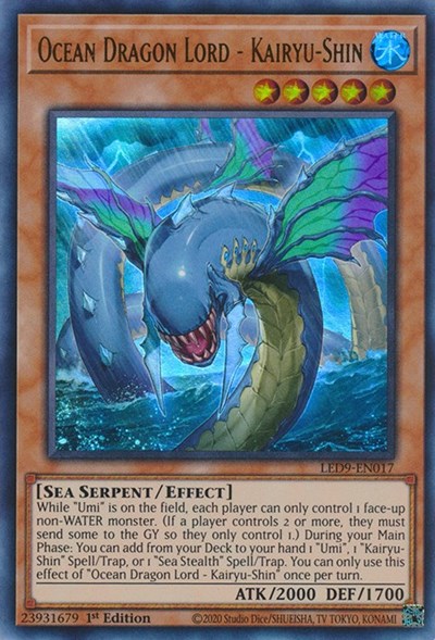 Ocean Dragon Lord - Kairyu-Shin (Ultra Rare) [LED9-EN017-UR]