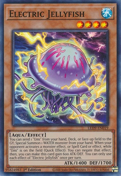 Electric Jellyfish (Super Rare) [LED9-EN019-SuR]