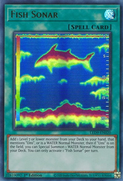 Fish Sonar (Ultra Rare) [LED9-EN020-UR]