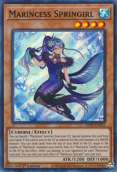 Marincess Springirl (Super Rare) [LED9-EN031-SuR]