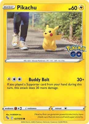 Pikachu - 027/078 (Common) [PGO-027-C]