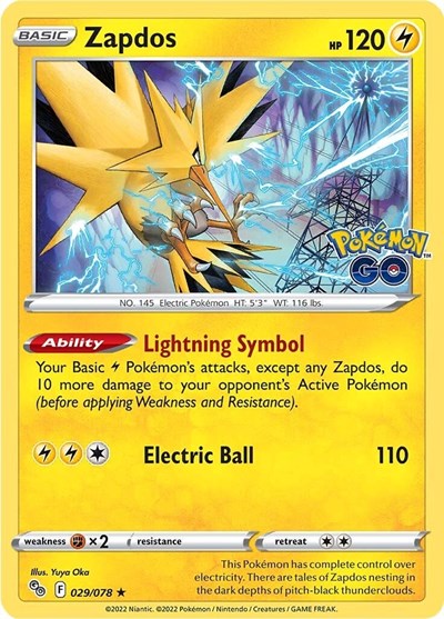 Zapdos - 029/078 (Holo Rare) [PGO-029-HR]