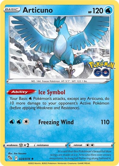 Articuno - 024/078 (Holo Rare) [PGO-024-HR]