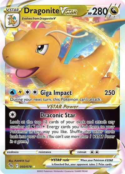 Dragonite VSTAR - 050/078 (Ultra Rare) [PGO-050-UR]