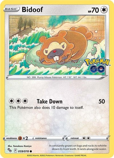 Bidoof - 059/078 (Common) [PGO-059-C]