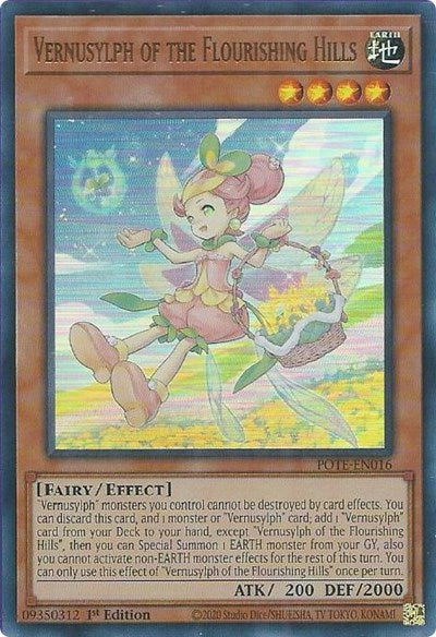 Vernusylph of the Flourishing Hills (Ultra Rare) [POTE-EN016-UR]