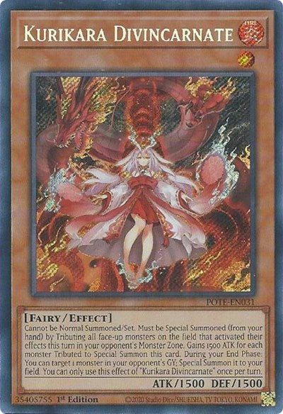 Kurikara Divincarnate (Secret Rare) [POTE-EN031-SeR]