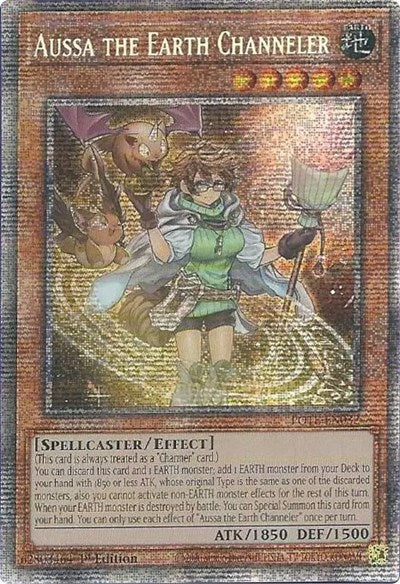 Aussa the Earth Channeler (Starlight Rare) [POTE-EN032-StR]