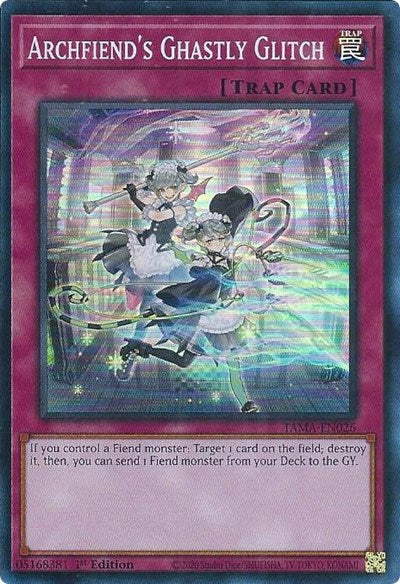 Archfiend's Ghastly Glitch (Super Rare) [TAMA-EN026-SuR]