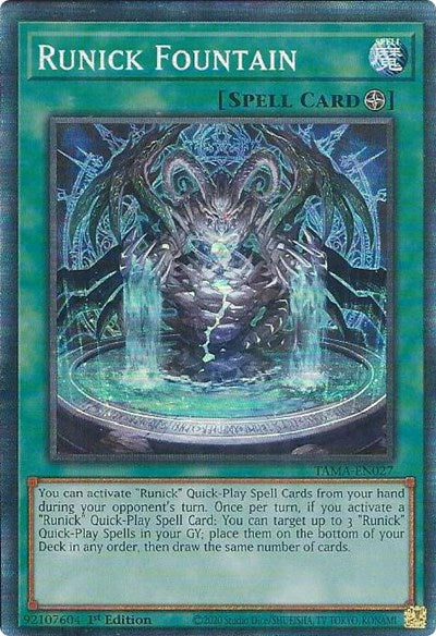 Runick Fountain (Collector's Rare) [TAMA-EN027-CR]