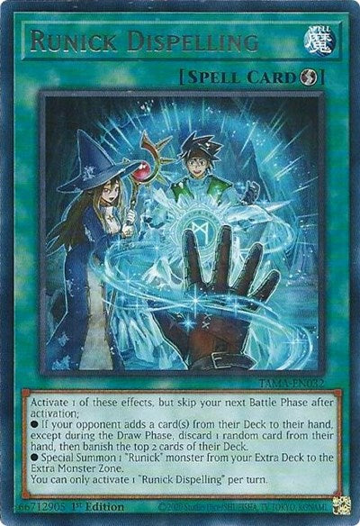 Runick Dispelling (Rare) [TAMA-EN032-R]