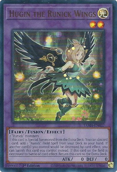 Hugin the Runick Wings (Ultra Rare) [TAMA-EN037-UR]