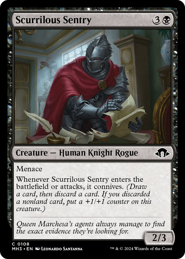 Scurrilous Sentry [MH3-108]