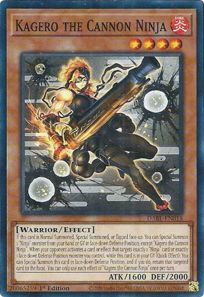 Kagero the Cannon Ninja (Common) [DABL-EN018-C]